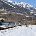 Les BB67624 et BB67359 à Châteauroux-les-Alpes.