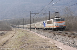 La BB25255 à Artemare.