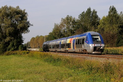 L'X76635 près de La Wantzenau.