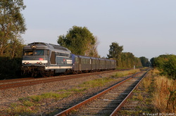 La BB67521 près d'Haguenau.