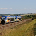 Les X73905 et X73904 près d'Obermodern.