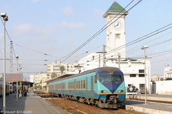 La ZM11 en gare de Casa Voyageurs, à Casablanca.