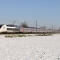 Le TGV POS 4407 à Beynost.