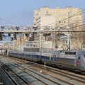 Le TGV POS 4403 à Lyon.