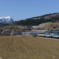 Les BB67367 et BB67360 près de Châteauroux-les-Alpes.