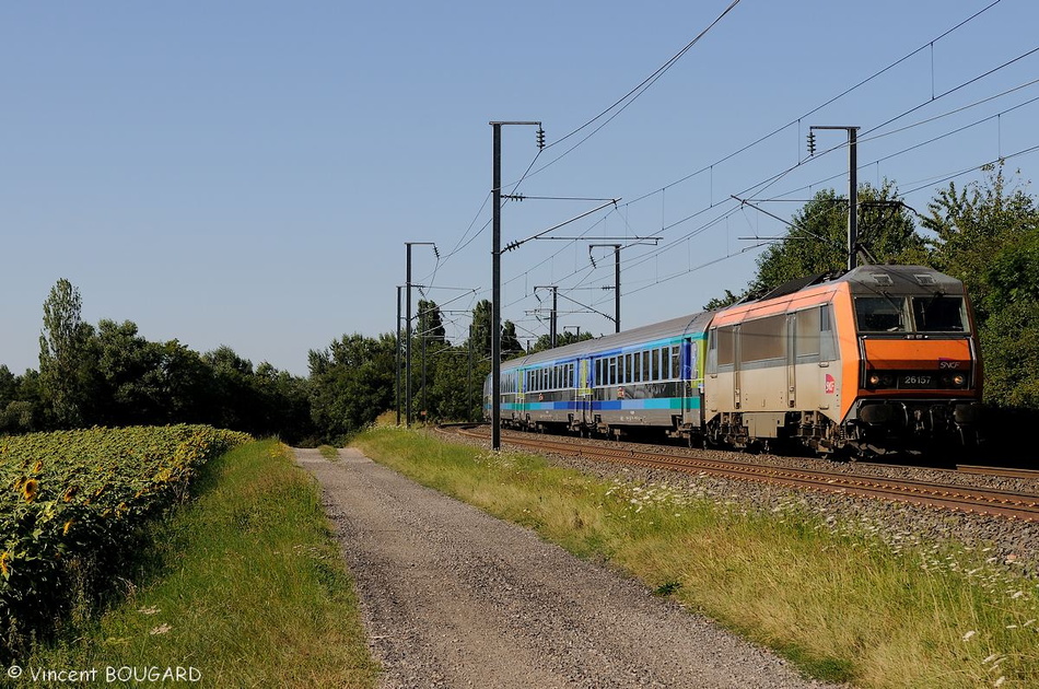 La BB26157 près de St Germain-des-Fossés.