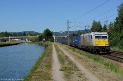 La E186 165-7 à Steinbourg.