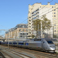 Le TGV POS 4406 à Lyon.