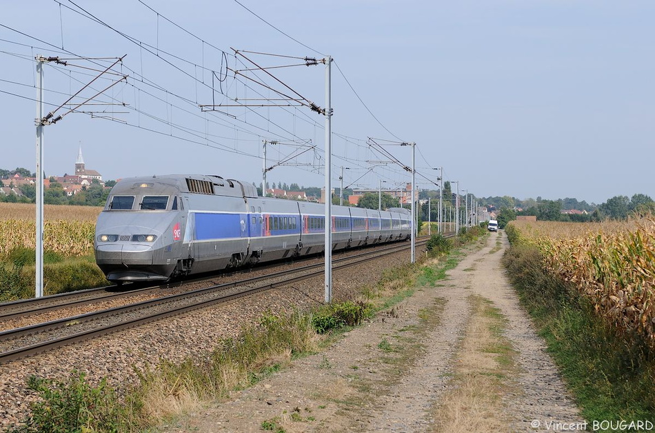 Le TGV Réseau 4514 à Hochfelden.