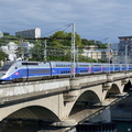 Le TGV Duplex 4727 à Lyon.