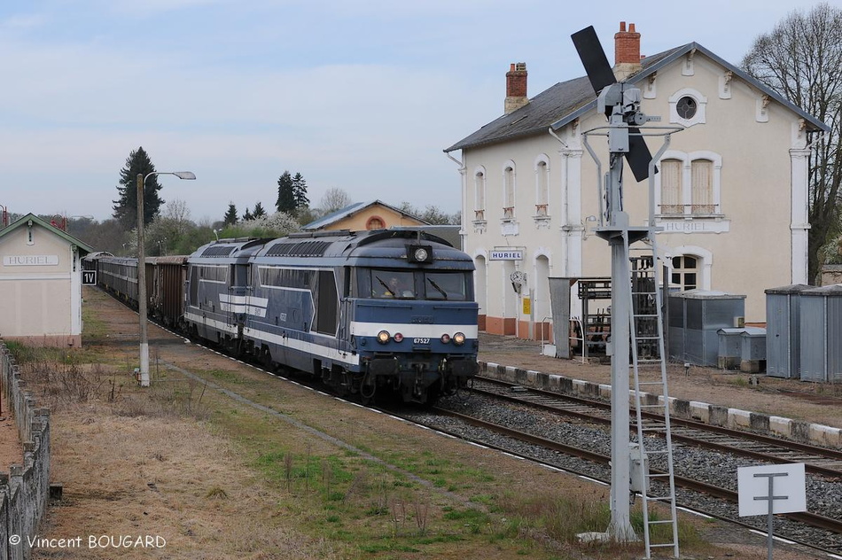 BB67527 and BB67509 at Huriel.