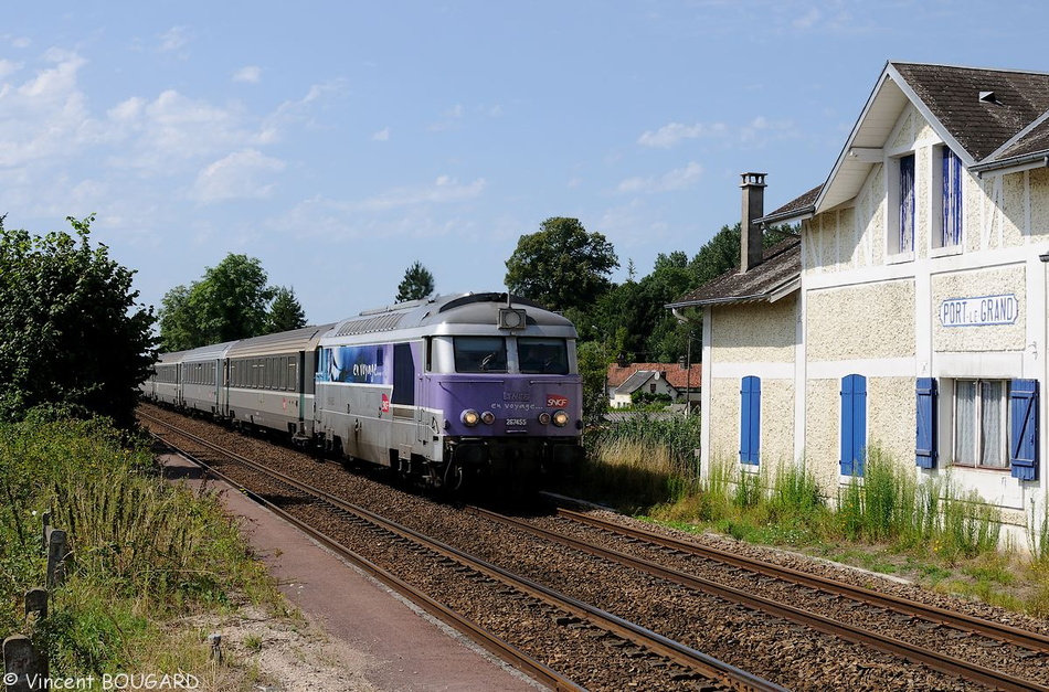 La BB67455 à Port-le-Grand.