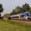 L'X76635 près de La Wantzenau.