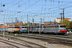 BB9310, BB7206, BB9320 and BB9312 at Toulouse-Matabiau.