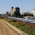 Le TGV Sud-Est 14 à Artenay.