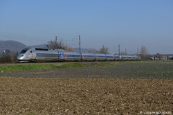 TGV POS 4401 at Beynost.