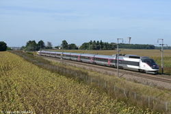 TGV Sud-Est 27 near Civrieux.