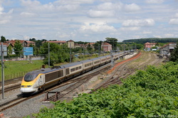 TGV Eurostar 3224 at Sathonay-Camp.