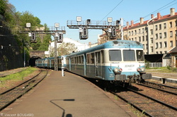 Les X2866 et X2903 à Lyon St-Paul.