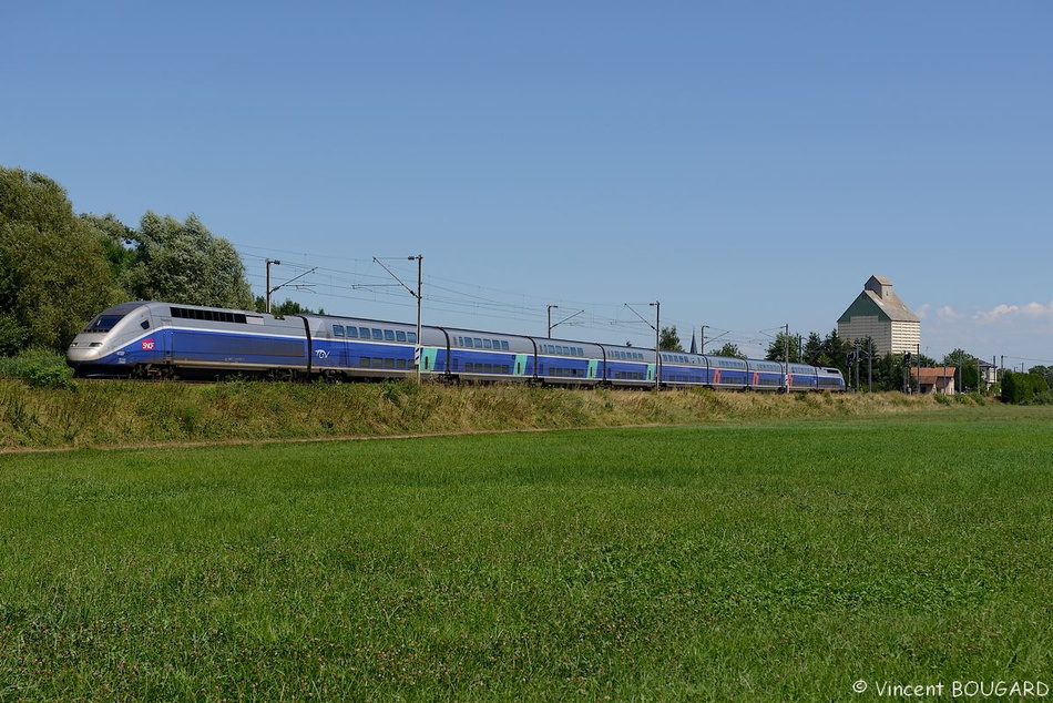 TGV Duplex 4722 at Mommenheim.
