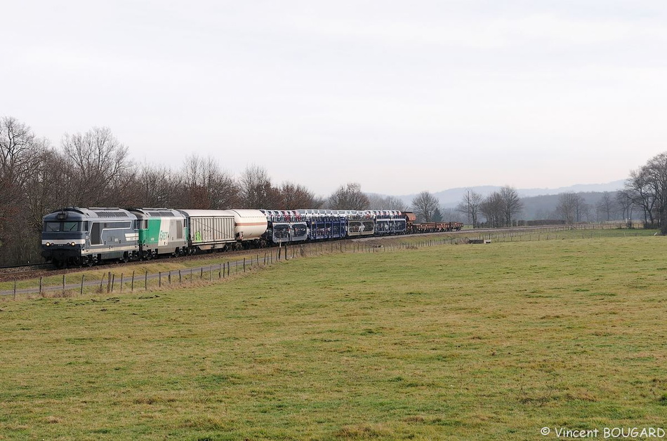 BB67631 and BB67501 near Parigny.